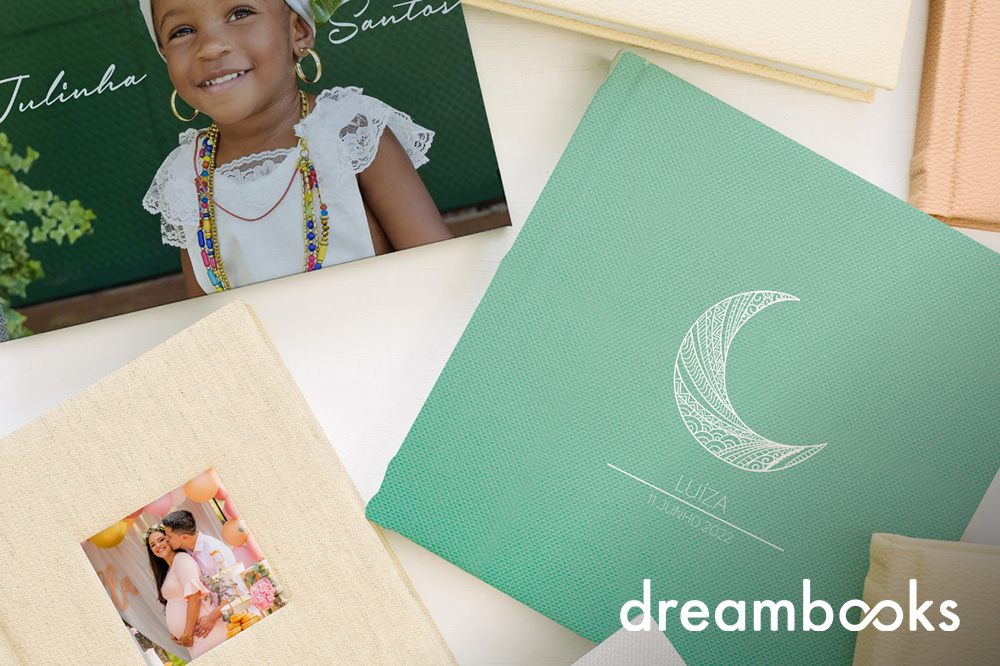 Tipo de capas Álbuns de Fotos Dreambooks